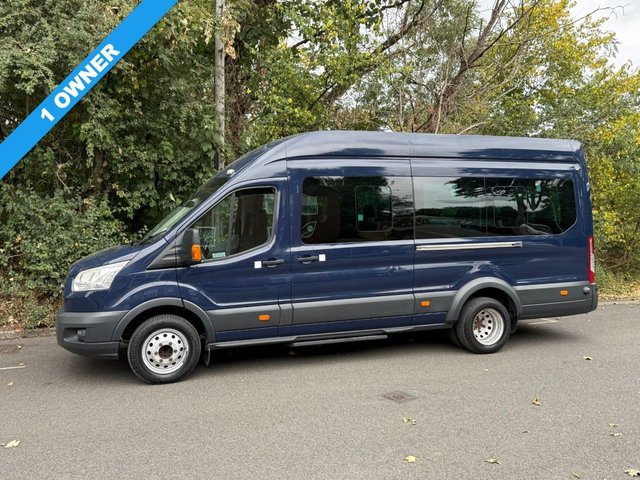 View our Ford Transit 2.2 TDCi 460 125BHP HDT TREND L4 H3 18 SEATER XLWB JUMBO MINI BUS (EURO 6)