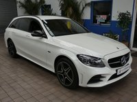 USED 2020 70 MERCEDES-BENZ C-CLASS 2.0 C300de 13.5kWh AMG Line Edition (Premium) Estate 5dr Diesel Plug-in Hybrid G-Tronic+ Euro 6 (s/s) (306 ps) SAT NAV HEATED LEATHER SEATS REAR VIEW CAMERA ANDROID APPLE CARPLAY CRUISE CONTROL PARKING SENSORS 1 OWNER EXCELLENT MERC SERVICE HISTORY WARRANTY