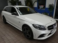 USED 2020 70 MERCEDES-BENZ C-CLASS 2.0 C300de 13.5kWh AMG Line Edition (Premium) Estate 5dr Diesel Plug-in Hybrid G-Tronic+ Euro 6 (s/s) (306 ps) SAT NAV HEATED LEATHER SEATS REAR VIEW CAMERA ANDROID APPLE CARPLAY CRUISE CONTROL PARKING SENSORS 1 OWNER EXCELLENT MERC SERVICE HISTORY WARRANTY