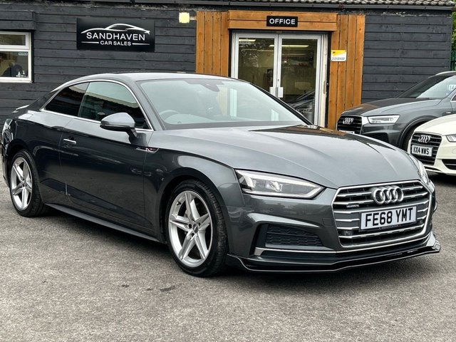 2018 68 Audi A5 2.0 TDI 40 S line Coupe 2dr Diesel S Tronic quattro Euro 6 (s/s) (190 ps)
