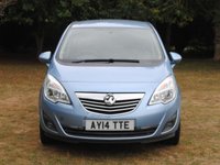USED 2014 14 VAUXHALL MERIVA 1.4 16V Tech Line MPV 5dr Petrol Manual Euro 5 (100 ps) www.suffolkcarcentre.co.uk - Located at Ilketshall