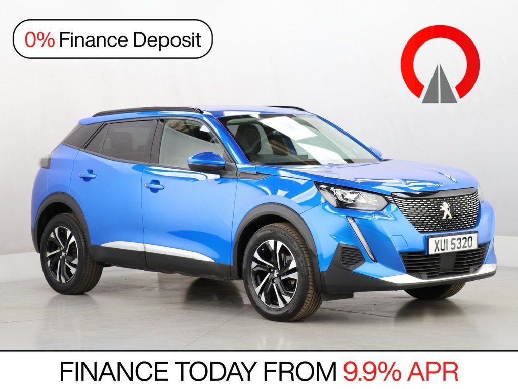 Blue 2021 Peugeot 2008 Estate Front-wheel drive Manual