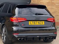 USED 2017 67 AUDI S3 2.0 TFSI Black Edition Sportback 5dr Petrol S Tronic quattro Euro 6 (s/s) (310 ps) 