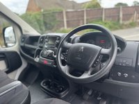 USED 2020 20 PEUGEOT BOXER 2.0 BlueHDi 335 Built for Business Professional Crew Van 5dr Diesel Manual L3 H2 Euro 6 (130 ps) We have just taken in this Peugeot Boxer features a reliable 2.0-litre BlueHDi diesel engine, producing around 130 PS (approx. 128 bhp) with healthy torque delivery&mdash;though exact torque figures aren&rsquo;t listed, similar variants around 258 lb-ft (&asymp; 350 Nm) are typical. Fuel economy is rated at roughly 45.6 mpg combined, with urban at ~42.2 mpg and extra-urban around ~47.9 mpg. Cabin climate & tech: Manual air conditioning, a 5-inch colour touchscreen with DAB radio, Bluetooth, USB, and optional sat-