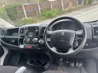 USED 2020 20 PEUGEOT BOXER 2.0 BlueHDi 335 Built for Business Professional Crew Van 5dr Diesel Manual L3 H2 Euro 6 (130 ps) We have just taken in this Peugeot Boxer features a reliable 2.0-litre BlueHDi diesel engine, producing around 130 PS (approx. 128 bhp) with healthy torque delivery&mdash;though exact torque figures aren&rsquo;t listed, similar variants around 258 lb-ft (&asymp; 350 Nm) are typical. Fuel economy is rated at roughly 45.6 mpg combined, with urban at ~42.2 mpg and extra-urban around ~47.9 mpg. Cabin climate & tech: Manual air conditioning, a 5-inch colour touchscreen with DAB radio, Bluetooth, USB, and optional sat-