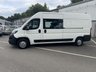 USED 2020 20 PEUGEOT BOXER 2.0 BlueHDi 335 Built for Business Professional Crew Van 5dr Diesel Manual L3 H2 Euro 6 (130 ps) We have just taken in this Peugeot Boxer features a reliable 2.0-litre BlueHDi diesel engine, producing around 130 PS (approx. 128 bhp) with healthy torque delivery&mdash;though exact torque figures aren&rsquo;t listed, similar variants around 258 lb-ft (&asymp; 350 Nm) are typical. Fuel economy is rated at roughly 45.6 mpg combined, with urban at ~42.2 mpg and extra-urban around ~47.9 mpg. Cabin climate & tech: Manual air conditioning, a 5-inch colour touchscreen with DAB radio, Bluetooth, USB, and optional sat-