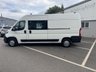 USED 2020 20 PEUGEOT BOXER 2.0 BlueHDi 335 Built for Business Professional Crew Van 5dr Diesel Manual L3 H2 Euro 6 (130 ps) We have just taken in this Peugeot Boxer features a reliable 2.0-litre BlueHDi diesel engine, producing around 130 PS (approx. 128 bhp) with healthy torque delivery&mdash;though exact torque figures aren&rsquo;t listed, similar variants around 258 lb-ft (&asymp; 350 Nm) are typical. Fuel economy is rated at roughly 45.6 mpg combined, with urban at ~42.2 mpg and extra-urban around ~47.9 mpg. Cabin climate & tech: Manual air conditioning, a 5-inch colour touchscreen with DAB radio, Bluetooth, USB, and optional sat-