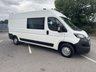 USED 2020 20 PEUGEOT BOXER 2.0 BlueHDi 335 Built for Business Professional Crew Van 5dr Diesel Manual L3 H2 Euro 6 (130 ps) We have just taken in this Peugeot Boxer features a reliable 2.0-litre BlueHDi diesel engine, producing around 130 PS (approx. 128 bhp) with healthy torque delivery&mdash;though exact torque figures aren&rsquo;t listed, similar variants around 258 lb-ft (&asymp; 350 Nm) are typical. Fuel economy is rated at roughly 45.6 mpg combined, with urban at ~42.2 mpg and extra-urban around ~47.9 mpg. Cabin climate & tech: Manual air conditioning, a 5-inch colour touchscreen with DAB radio, Bluetooth, USB, and optional sat-