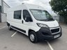 USED 2020 20 PEUGEOT BOXER 2.0 BlueHDi 335 Built for Business Professional Crew Van 5dr Diesel Manual L3 H2 Euro 6 (130 ps) We have just taken in this Peugeot Boxer features a reliable 2.0-litre BlueHDi diesel engine, producing around 130 PS (approx. 128 bhp) with healthy torque delivery&mdash;though exact torque figures aren&rsquo;t listed, similar variants around 258 lb-ft (&asymp; 350 Nm) are typical. Fuel economy is rated at roughly 45.6 mpg combined, with urban at ~42.2 mpg and extra-urban around ~47.9 mpg. Cabin climate & tech: Manual air conditioning, a 5-inch colour touchscreen with DAB radio, Bluetooth, USB, and optional sat-