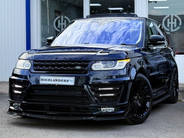 2017 67 Land Rover Range Rover Sport 3.0 V6 HSE DYNAMIC LUMMA KIT BLACK PACK HUD HEAD UP OPEN PAN ROOF WIDE SAT NAV APPLE PLAY 360 CAMERA HEAT/COOL SEATS SUV 5DR PETROL AUTO 4WD EURO 6 (S/S) (340 PS)