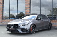 USED 2022 22 MERCEDES-BENZ A-CLASS 2.0 A45 AMG S Plus Hatchback 5dr Petrol 8G-DCT 4MATIC+ Euro 6 (s/s) (421 ps) PAN ROOF / AERO PACK / BUCKETS