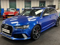 USED 2017 17 AUDI RS6 AVANT (PERFORMANCE) V8 BITURBO QUATTRO TIP **SEPANG BLUE**PAN ROOF* UK DELIVERY FLAT FEE &pound;175 (SUBJECT TO DEAL) *OVER 100 IMAGES ON OUR WEBSITE*BESPOKE FINANCE ARRANGED*PART EXCHANGE WELCOME*ALL VEHICLES HPI CLEAR