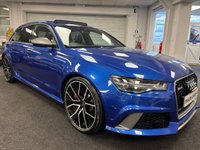 USED 2017 17 AUDI RS6 AVANT (PERFORMANCE) V8 BITURBO QUATTRO TIP **SEPANG BLUE**PAN ROOF* UK DELIVERY FLAT FEE &pound;175 (SUBJECT TO DEAL) *OVER 100 IMAGES ON OUR WEBSITE*BESPOKE FINANCE ARRANGED*PART EXCHANGE WELCOME*ALL VEHICLES HPI CLEAR