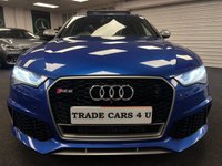 USED 2017 17 AUDI RS6 AVANT (PERFORMANCE) V8 BITURBO QUATTRO TIP **SEPANG BLUE**PAN ROOF* UK DELIVERY FLAT FEE &pound;175 (SUBJECT TO DEAL) *OVER 100 IMAGES ON OUR WEBSITE*BESPOKE FINANCE ARRANGED*PART EXCHANGE WELCOME*ALL VEHICLES HPI CLEAR