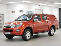 USED 2017 67 ISUZU D-MAX 2.5 TD 160 BHP UTAH VISION 4WD AUTOMATIC CANOPY 1 OWNER | SAT NAV | LEATHER | CANOPY !