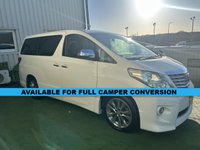 USED 2010 TOYOTA ALPHARD TOYOTA ALPHARD 2.4 LITRE PETROL FWD IDEAL FOR CUSTOM CAMPER CONVERSION #1178 IDEAL VAN FOR CONVERSION