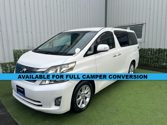 View our Toyota Vellfire Campervan TOYOTA VELLFIRE 2.4 IDEAL FOR CUSTOM CAMPER CONVERSION #1179