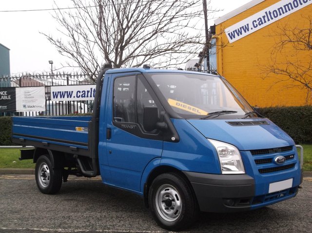 2009 09 Ford Transit 100 T300S Dropside Pickup 9.5ft Alloy body SRW Free UK Delivery
