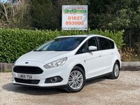 USED 2016 66 FORD S-MAX 1.5T EcoBoost Zetec MPV 5dr Petrol Manual Euro 6 (s/s) (160 ps) CarPlay, DAB, 7 Seater