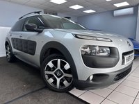 USED 2017 67 CITROEN C4 CACTUS 1.6 BlueHDi Flair Hatchback 5dr Diesel ETG6 Euro 6 (s/s) (100 ps) Camera Pack 83MPG Blue/th Media DAB