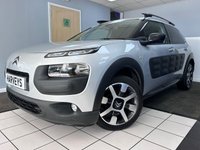 USED 2017 67 CITROEN C4 CACTUS 1.6 BlueHDi Flair Hatchback 5dr Diesel ETG6 Euro 6 (s/s) (100 ps) Camera Pack 83MPG Blue/th Media DAB