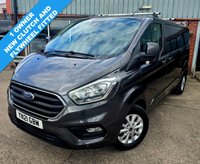 USED 2021 21 FORD TRANSIT CUSTOM 2.0 300 EcoBlue Limited Panel Van 5dr Diesel Manual L2 H1 Euro 6 (s/s) (130 ps) LWB, AIR CON, PARKING SENSORS