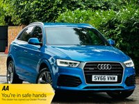 USED 2016 66 AUDI Q3 2.0 TDI S line Plus SUV 5dr Diesel S Tronic quattro Euro 6 (s/s) (184 ps) LOW MILES+SAT NAV+LEATHER+ULEZ