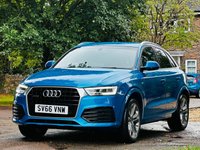 USED 2016 66 AUDI Q3 2.0 TDI S line Plus SUV 5dr Diesel S Tronic quattro Euro 6 (s/s) (184 ps) LOW MILES+SAT NAV+LEATHER+ULEZ