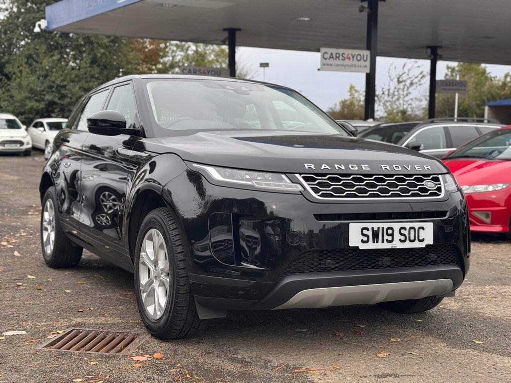 Black 2019 Land Rover Range Rover Evoque 2.0 D150 S AWD Auto Hatchback Four-wheel drive Automatic