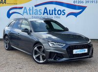 USED 2024 24 AUDI A4 AVANT 2.0 TFSI 35 Black Edition Estate 5dr Petrol S Tronic Euro 6 (s/s) (150 ps) AUTOMATIC/TIPTRONIC, ULEZ CHARGE EXEMPT, Apple Car Play, Wireless Charging, Virtual Cockpit, Power Tailgate, Heated Leather/Suede Seats, Sat Nav, Reverse Camera, 19" Alloy Wheels, Start-Stop with Coasting Functionality and Efficiency Programme, Camera Based Traffic Sign Recognition, Bang + Olufsen Stereo Upgrade, Front + Rear Park Sensors, Cruise Control, 3-Zone Climate Control