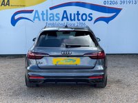 USED 2024 24 AUDI A4 AVANT 2.0 TFSI 35 Black Edition Estate 5dr Petrol S Tronic Euro 6 (s/s) (150 ps) AUTOMATIC/TIPTRONIC, ULEZ CHARGE EXEMPT, Apple Car Play, Wireless Charging, Virtual Cockpit, Power Tailgate, Heated Leather/Suede Seats, Sat Nav, Reverse Camera, 19" Alloy Wheels, Start-Stop with Coasting Functionality and Efficiency Programme, Camera Based Traffic Sign Recognition, Bang + Olufsen Stereo Upgrade, Front + Rear Park Sensors, Cruise Control, 3-Zone Climate Control