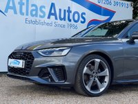 USED 2024 24 AUDI A4 AVANT 2.0 TFSI 35 Black Edition Estate 5dr Petrol S Tronic Euro 6 (s/s) (150 ps) AUTOMATIC/TIPTRONIC, ULEZ CHARGE EXEMPT, Apple Car Play, Wireless Charging, Virtual Cockpit, Power Tailgate, Heated Leather/Suede Seats, Sat Nav, Reverse Camera, 19" Alloy Wheels, Start-Stop with Coasting Functionality and Efficiency Programme, Camera Based Traffic Sign Recognition, Bang + Olufsen Stereo Upgrade, Front + Rear Park Sensors, Cruise Control, 3-Zone Climate Control