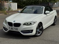USED 2015 65 BMW 2 SERIES 2.0 220d Sport Convertible 2dr Diesel Manual Euro 6 (s/s) (190 ps) 