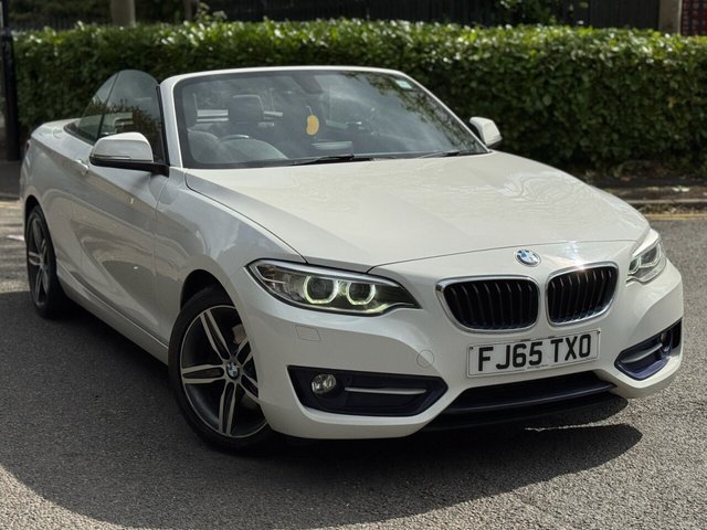 2015 65 BMW 2 Series 2.0 220d Sport Convertible 2dr Diesel Manual Euro 6 (s/s) (190 ps)