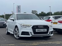 USED 2016 66 AUDI A3 2.0 TDI S line Hatchback 3dr Diesel S Tronic Auto 6Spd quattro Euro 6 (s/s) (184 ps) 