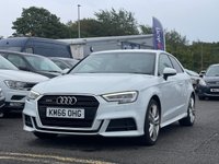 USED 2016 66 AUDI A3 2.0 TDI S line Hatchback 3dr Diesel S Tronic Auto 6Spd quattro Euro 6 (s/s) (184 ps) 