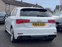 USED 2016 66 AUDI A3 2.0 TDI S line Hatchback 3dr Diesel S Tronic Auto 6Spd quattro Euro 6 (s/s) (184 ps) 