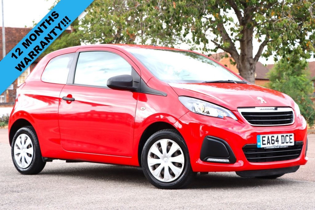 Peugeot 108 1.0 Vti Access Hatchback 3dr Petrol Manual Euro 5 Euro