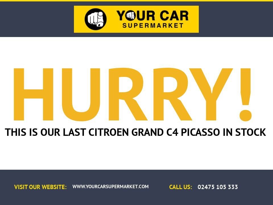 USED 2015 65 CITROEN GRAND C4 PICASSO 1.6 BlueHDi Exclusive MPV 5dr Diesel EAT6 Euro 6 (s/s) (120 ps) 