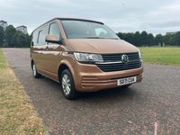 USED 2021 71 VOLKSWAGEN TRANSPORTER LUXURY 4 BERTH CAMPERVAN TAILGATE WITH DIESEL HEATER