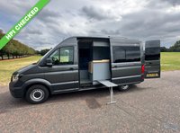 USED 2020 70 VOLKSWAGEN CRAFTER 2 BERTH WITH 5 TRAVEL SEATS LUXURY OFF GRID CAMPERVAN 2.0 TDI CR35 5dr Diesel Manual FWD MWB Euro 6 (s/s) (140 ps) 2 BERTH WITH TOILET & SHOWER