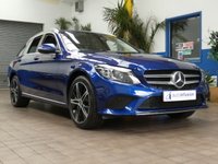 USED 2021 70 MERCEDES-BENZ C-CLASS 2.0 C300de 13.5kWh Sport Edition Estate 5dr Diesel Plug-in Hybrid G-Tronic+ Euro 6 (s/s) (306 ps) SAT NAV HEATED LEATHER SEATS REAR VIEW CAMERA CRUISE CONTROL PARKING SENSORS 1 OWNER SERVICE HISTORY 5 MERC SERVICES TO 99K MILES WARRANTY