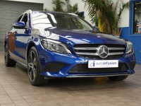 USED 2021 70 MERCEDES-BENZ C-CLASS 2.0 C300de 13.5kWh Sport Edition Estate 5dr Diesel Plug-in Hybrid G-Tronic+ Euro 6 (s/s) (306 ps) SAT NAV HEATED LEATHER SEATS REAR VIEW CAMERA CRUISE CONTROL PARKING SENSORS 1 OWNER SERVICE HISTORY 5 MERC SERVICES TO 99K MILES WARRANTY