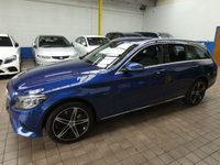 USED 2021 70 MERCEDES-BENZ C-CLASS 2.0 C300de 13.5kWh Sport Edition Estate 5dr Diesel Plug-in Hybrid G-Tronic+ Euro 6 (s/s) (306 ps) SAT NAV HEATED LEATHER SEATS REAR VIEW CAMERA CRUISE CONTROL PARKING SENSORS 1 OWNER SERVICE HISTORY 5 MERC SERVICES TO 99K MILES WARRANTY