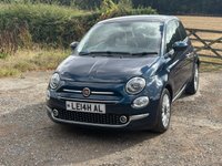 USED 2016 14 FIAT 500 1.2 Lounge Hatchback 3dr Petrol Manual Euro 6 (s/s) (69 bhp) &pound;20 ROAD TAX