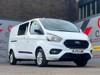 USED 2020 70 FORD TRANSIT CUSTOM 2.0 320 EcoBlue Limited Crew Van Double Cab 5dr Diesel Manual L2 H1 Euro 6 (s/s) (170 ps) DOUBLE CAB, 6 SEATS, HIGH SPEC, L2, H1!!!