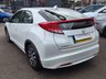 USED 2013 63 HONDA CIVIC 1.6 i-DTEC SE-T Hatchback 5dr Diesel Manual Euro 5 (s/s) (120 ps) - PEARL METALLIC PAINT