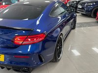 USED 2019 19 MERCEDES-BENZ C-CLASS 4.0 C63 V8 BiTurbo AMG Coupe 2dr Petrol SpdS MCT Euro 6 (s/s) (476 ps) GHOST IMMOBOLISER + BODY KIT + BRILLIANT BLUE + FRONT END PPF!