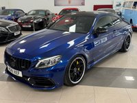 USED 2019 19 MERCEDES-BENZ C-CLASS 4.0 C63 V8 BiTurbo AMG Coupe 2dr Petrol SpdS MCT Euro 6 (s/s) (476 ps) GHOST IMMOBOLISER + BODY KIT + BRILLIANT BLUE + FRONT END PPF!