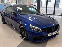 USED 2019 19 MERCEDES-BENZ C-CLASS 4.0 C63 V8 BiTurbo AMG Coupe 2dr Petrol SpdS MCT Euro 6 (s/s) (476 ps) GHOST IMMOBOLISER + BODY KIT + BRILLIANT BLUE + FRONT END PPF!